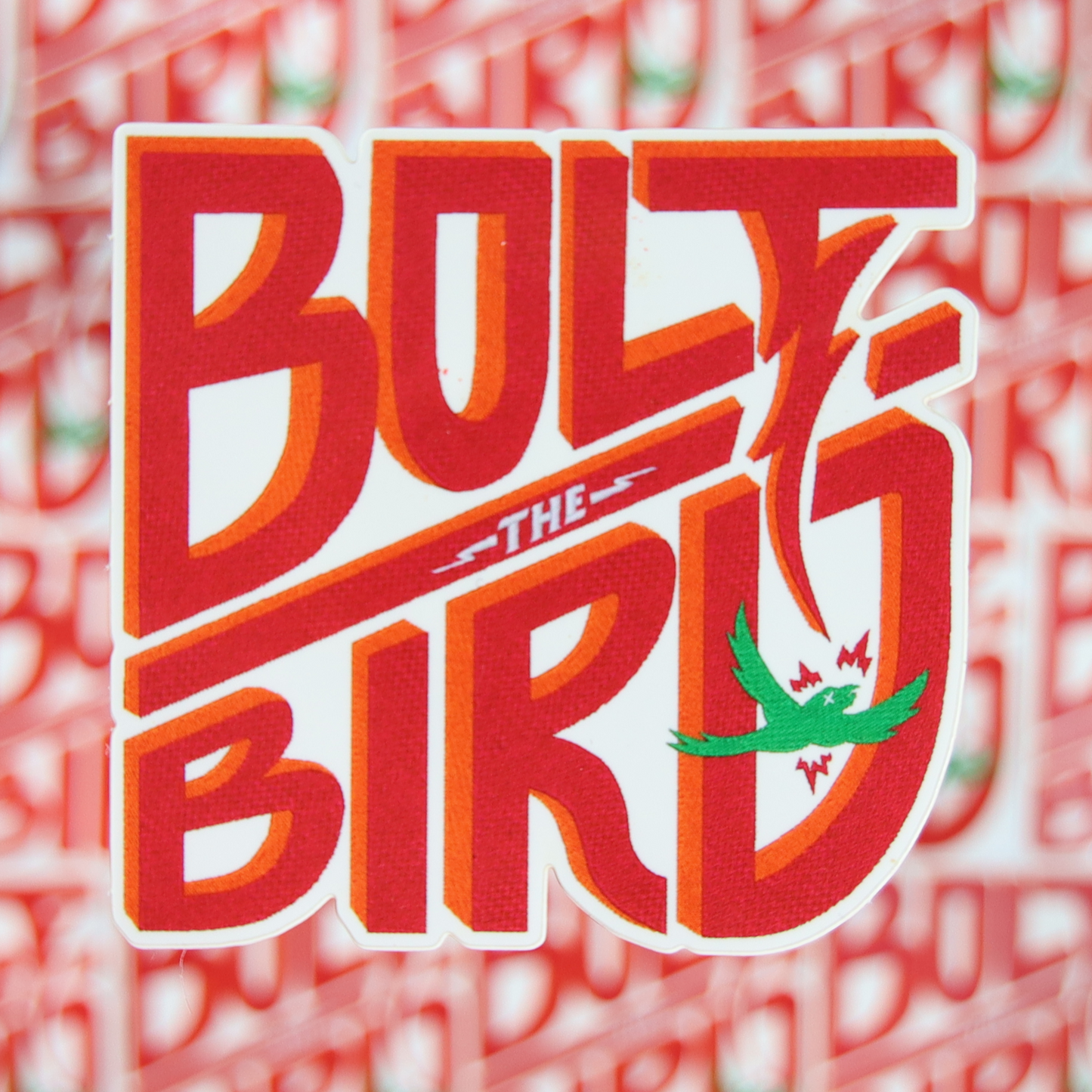 Bolt the Bird Vinyl Sticker