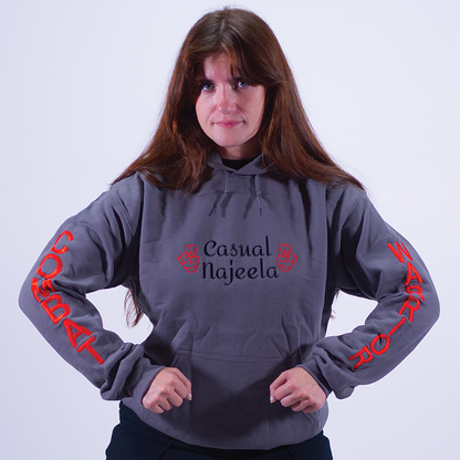 Casual Najeela Embroidered Hoodie