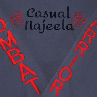 Casual Najeela Embroidered Hoodie