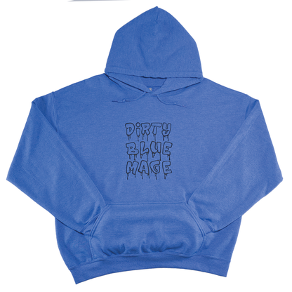 Dirty Blue Mage Embroidered Hoodie